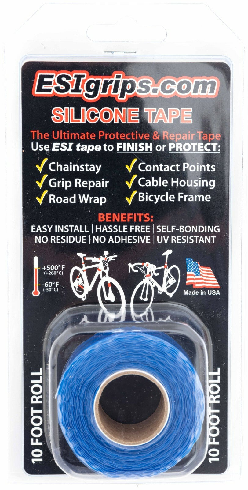 ESI Silicone Tape Protective ALL COLORS Bike Chainstay Frame Cable Bars Finish