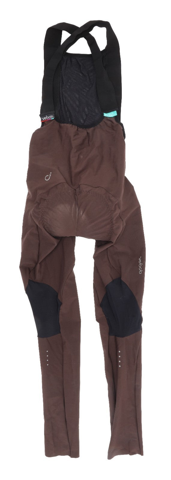 Velocio Luxe Cycling Bib Tight Women SMALL Brown Road Bike Gravel Mountain Fall