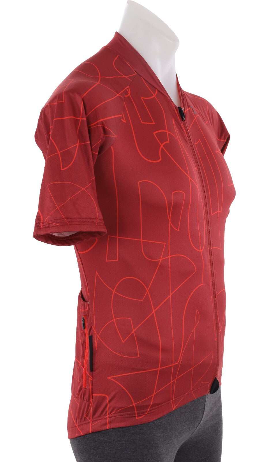 Velocio Line SE Short Sleeve Jersey Men MEDIUM Red Road Gravel Bike Mountain MTB