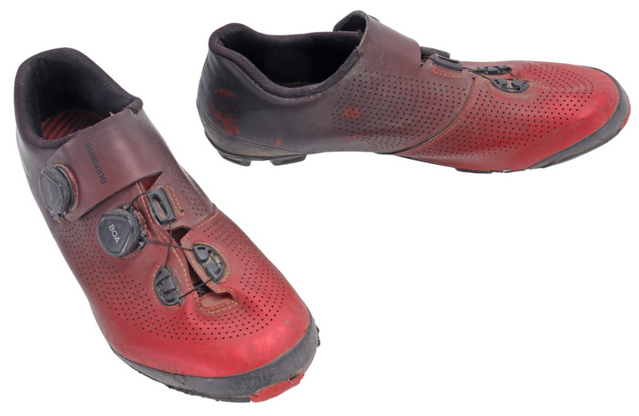 Shimano SH-XC701 Carbon Mountain Bike Shoes Men EU 45 US 10.5 Red XC7 BOA MTB CX