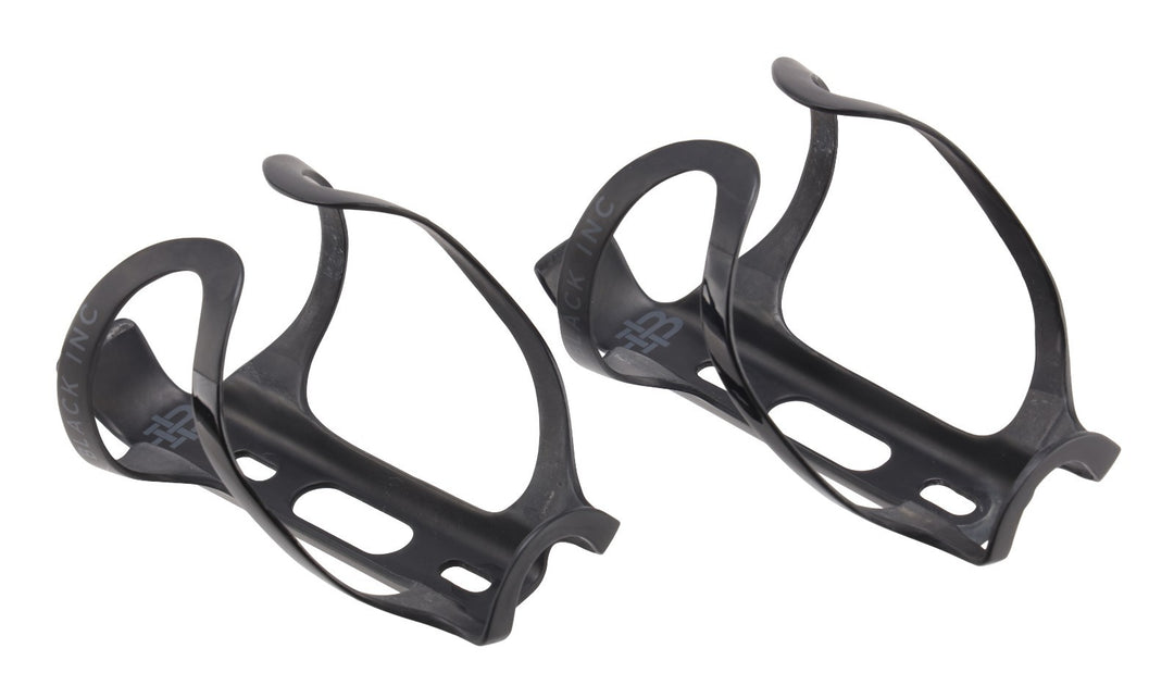 BLACK Inc Water Bottle Cages 1 PAIR Matte BLACK/GREY Road Triathlon Gravel Bike