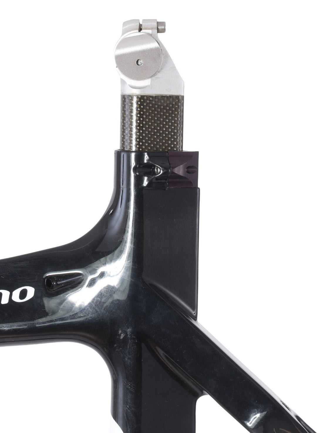 Guru Crono Carbon Triathlon TT Bike Frameset 3T MED 49cm BLACK QR Rim Brake 700c