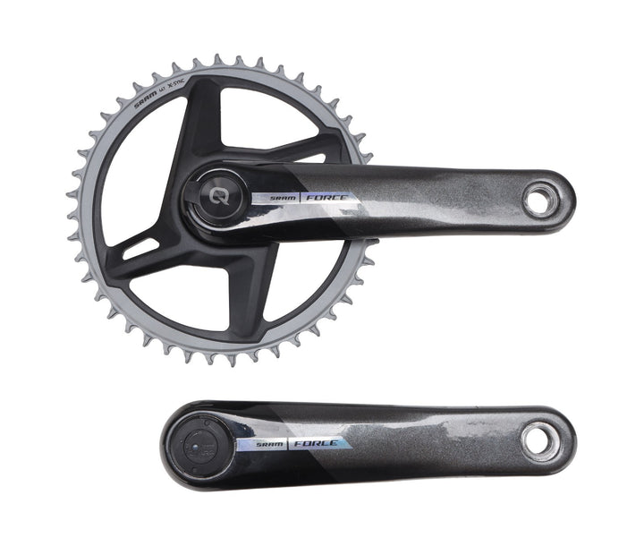 SRAM Force AXS D2 DUB 1x 12s Carbon Gravel Crankset 175mm 44T Quarq PM FOR PARTS