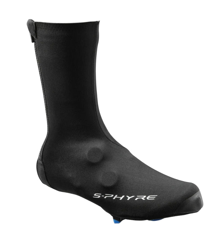 Shimano S-Phyre Tall Shoe Cover LARGE EU 42-43 BLACK Road Bike Cycling WINDFLEX