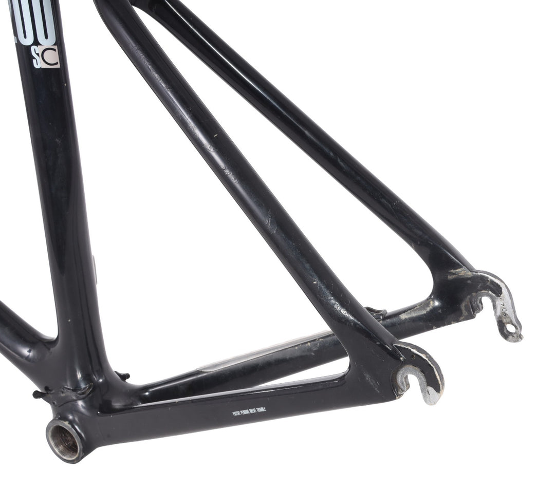 Kestrel 200 SC Carbon Road Bike Frameset 56cm Black USA Made Race Vintage 1990's