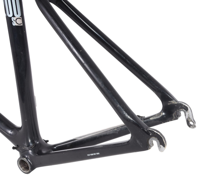 Kestrel 200 SC Carbon Road Bike Frameset 56cm Black USA Made Race Vintage 1990's