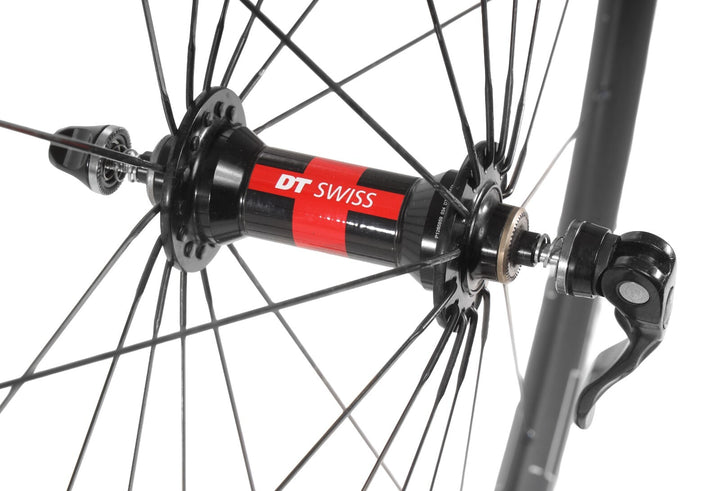 HED Belgium Black Alloy Clincher Road Bike Wheelset 11s 700c DT 240s Rim QR Race