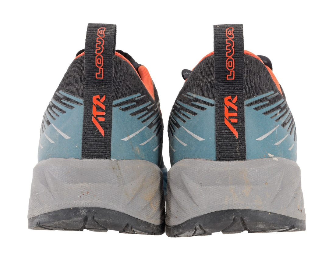 Lowa Amplux Trail Running Shoes US Men 9 Blue/Orange Hiking Walking REPTEX Mtn