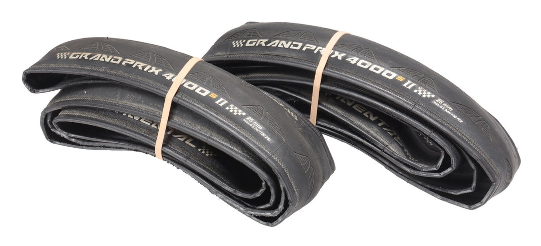 Continental Grand Prix 4000 S II Clincher Road Bike Tires 1 PAIR 700 x 25c Race