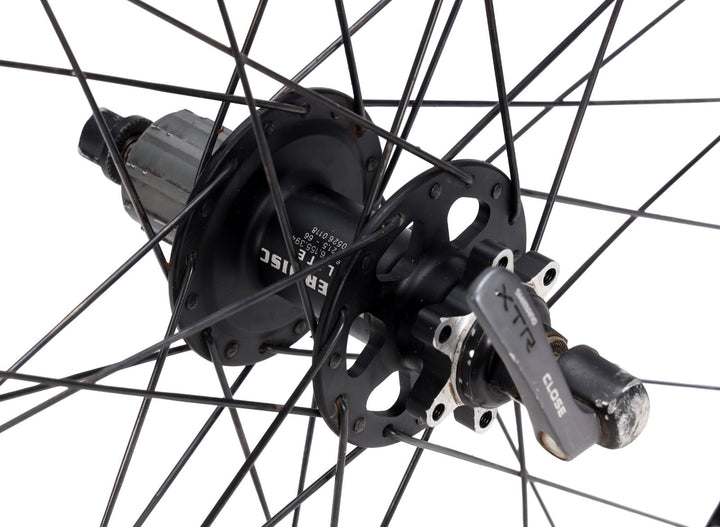 Mavic X717 Disc 26" WTB Alloy Clincher Mtn Bike Wheelset 6B Shimano 9/10 Spd QR