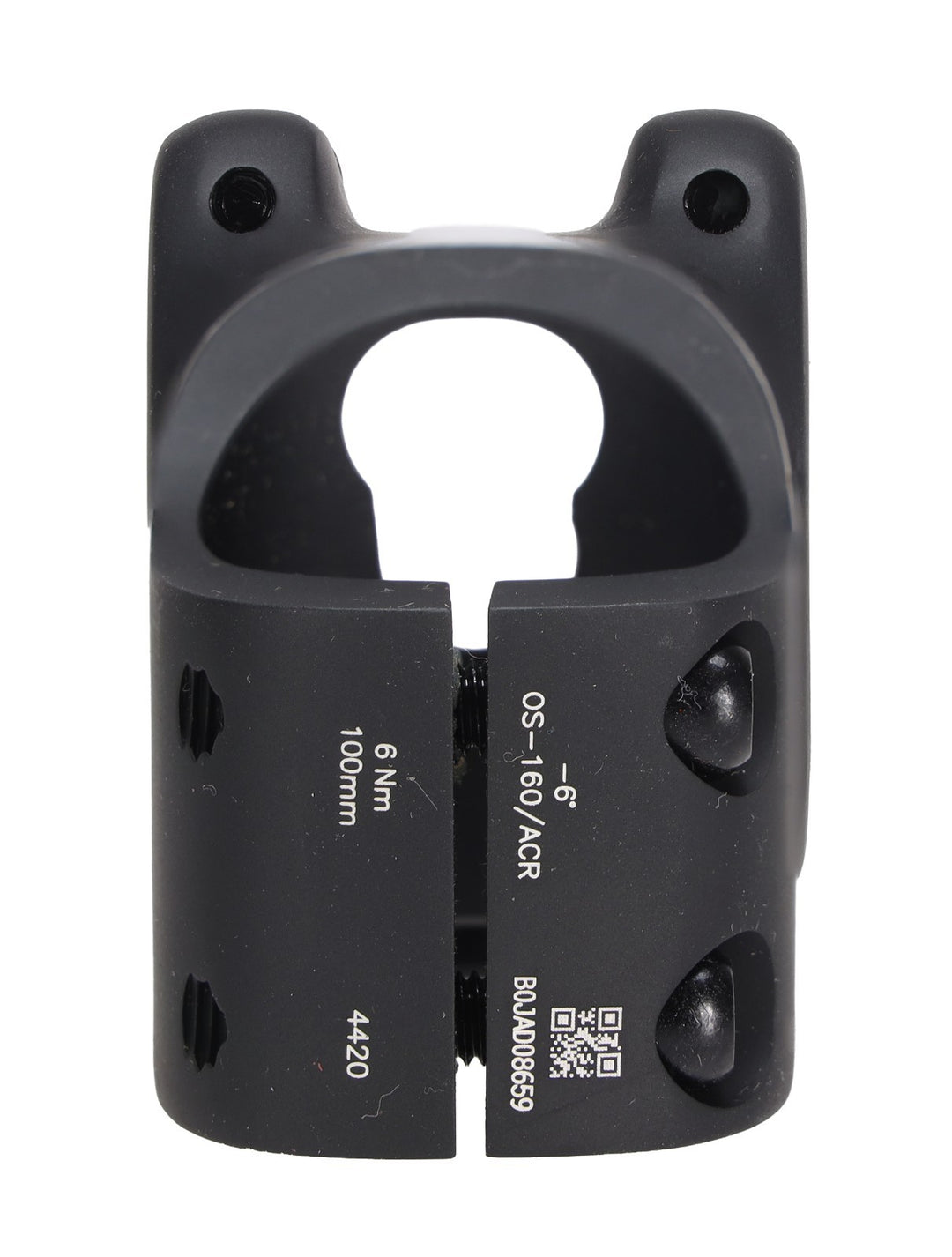 FSA NS ACR Alloy Road Bike Stem 31.8 x 100mm -6º 1 1/8" Black Aero Cable Routing