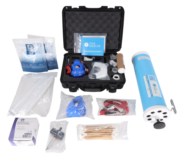 VO2 Master Analyzer Essentials Kit Portable Metabolic Testing XS + Small Mask