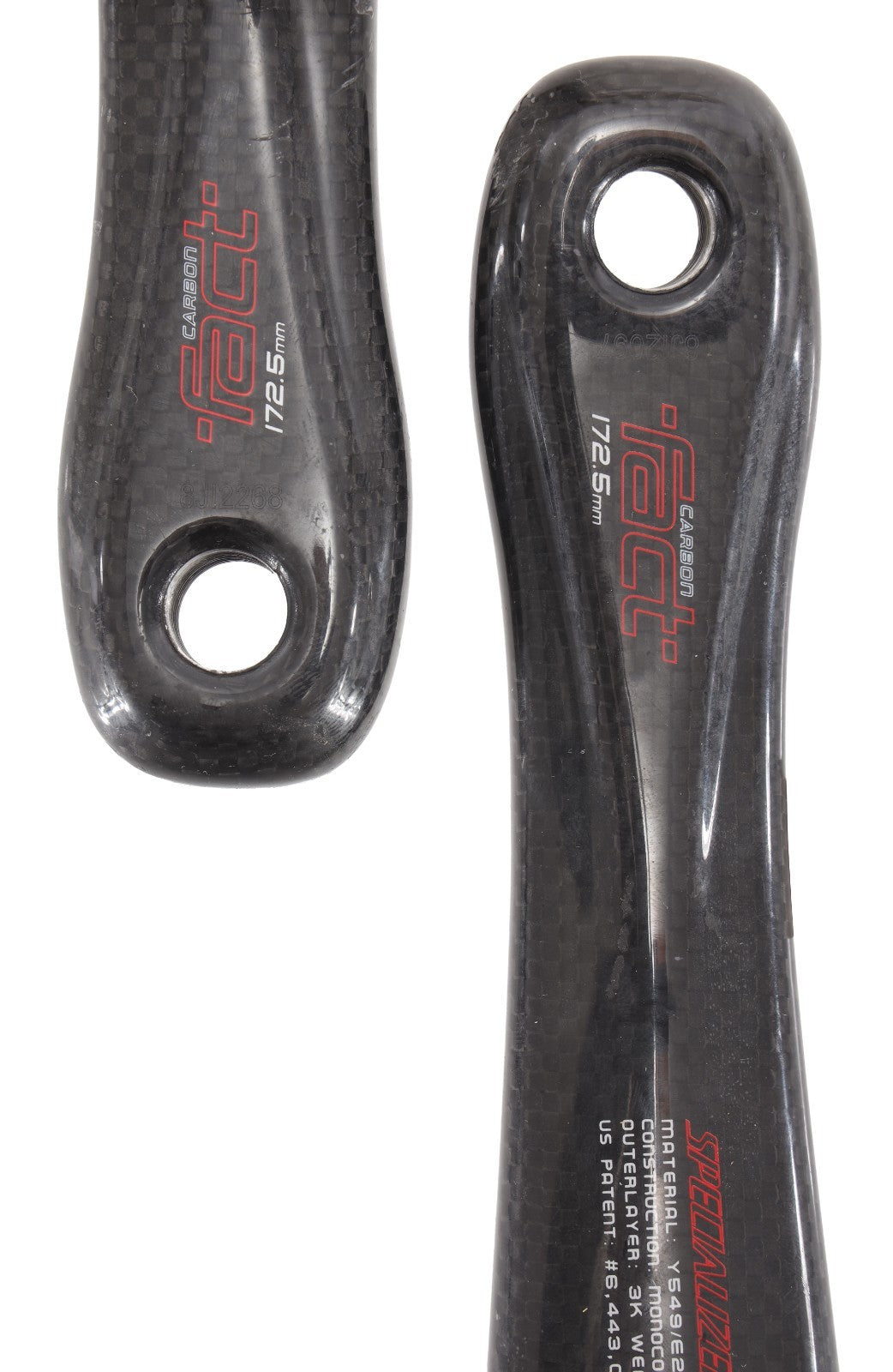 Specialized S-Works Fact Carbon 2x 10/11s Road Bike Crankset 172.5mm 53/39T Race