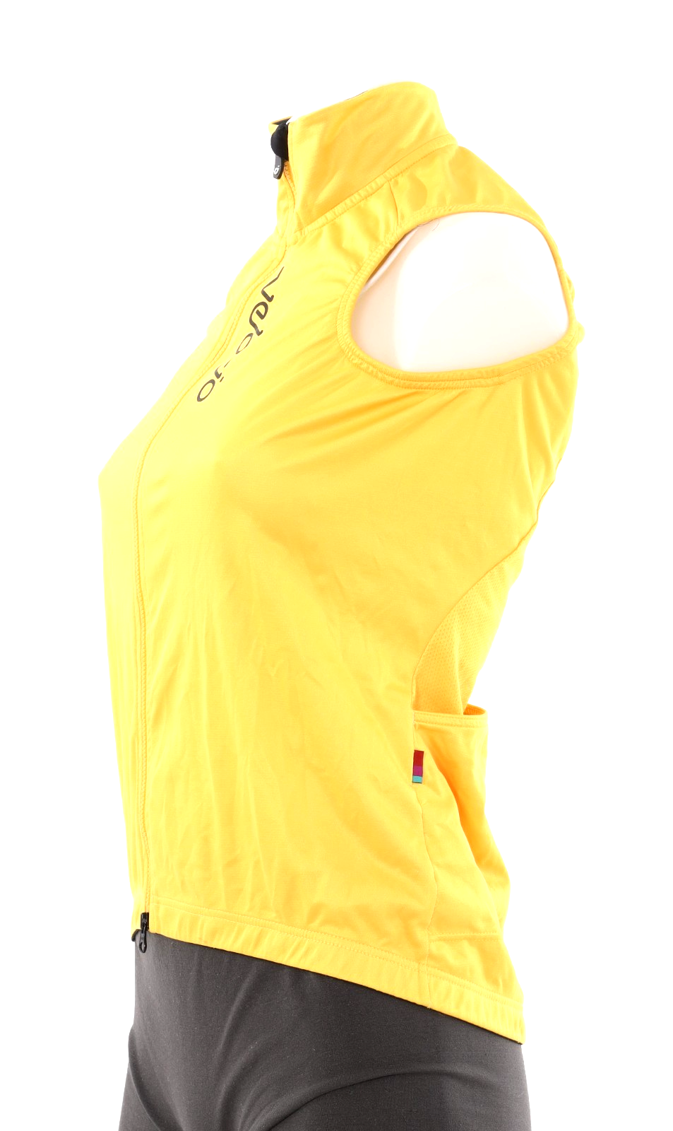 Velocio Wind Cycling Vest Women XS Yellow Road Bike Gravel Race Mountain