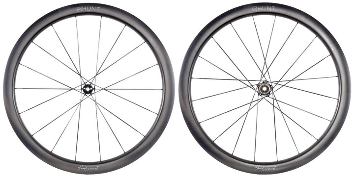 HUNT 44 Aerodynamicist UD Carbon Spoke Disc Tubeless Road Wheelset 11s 700c EZO