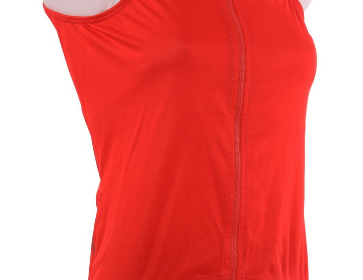Velocio Wind Cycling Vest Women SMALL Red Road Bike Gravel Race Mountain