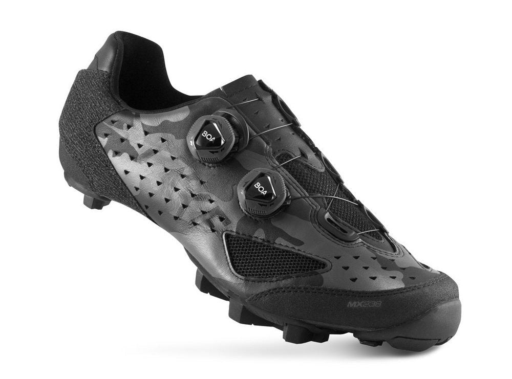 Lake MX238 Mountain Bike Shoes EU 39 US Men 7 2 Bolt BLACK CAMO BOA Wire Dial