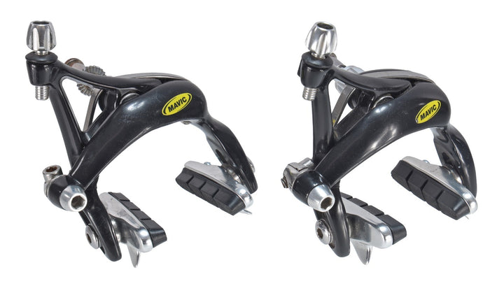 Mavic SSC Road Bike Rim Brake Calipers SET F+R Black Dual Pivot Center Mount
