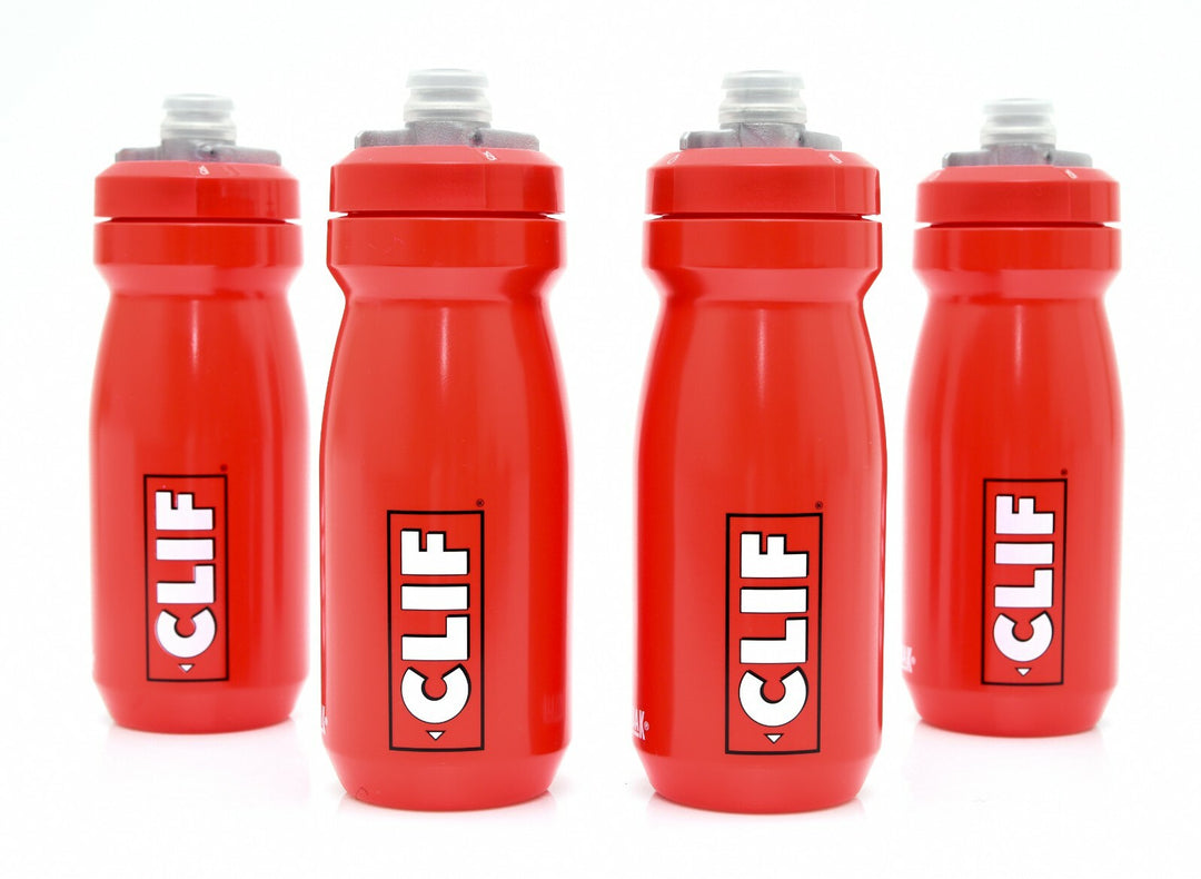 CamelBak Podium CLIF BAR 21 Oz Sport Water Bottle 4 PACK Red Black Bike Run Hike