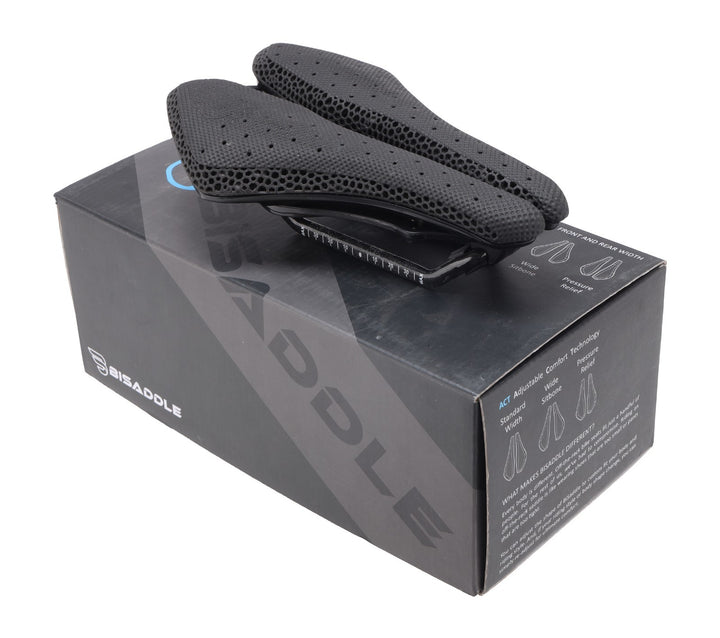 BiSaddle 3D Hurricane Pro Adjustable Carbon Road Bike Saddle 100-175mm 7 x 9mm