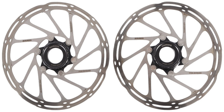 SRAM CenterLine Mountain Bike Disc Brake Rotors 180mm PAIR Center Lock MTB XC