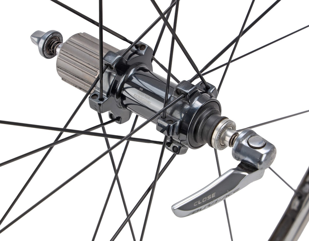 Shimano Dura-Ace WH-9000 C24 11 Spd Carbon Clincher Road Bike Wheelset 700c Rim