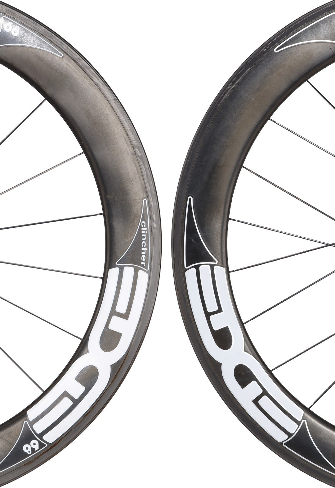 ENVE EDGE 68 Carbon Clincher Road Wheelset Campagnolo 9-12s 700c Rim QR PowerTap