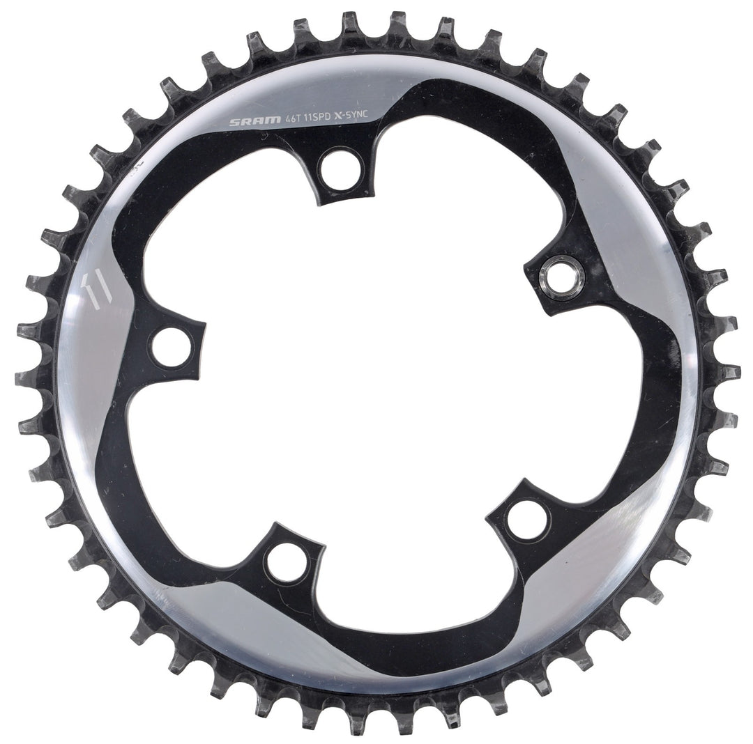 SRAM 46T X-Sync 1x 11 Speed Gravel Chainring 110mm BCD 5 Bolt Road Triathlon CX