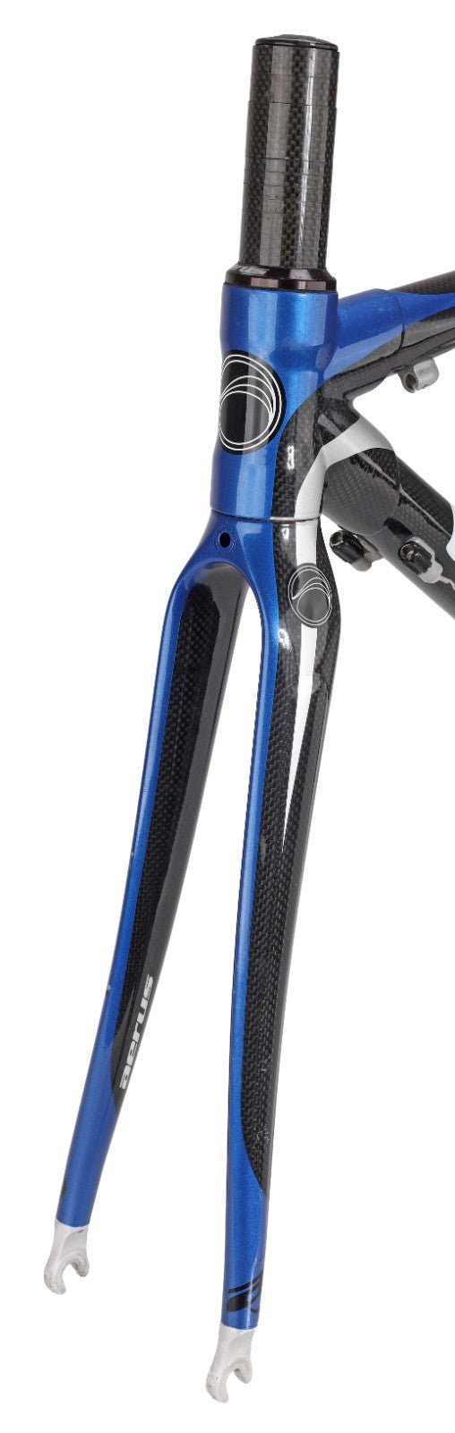 Blue Cycles RC7 Carbon Road Bike Frameset X-Small GLOSS CLEAR Rim QR USA 2008