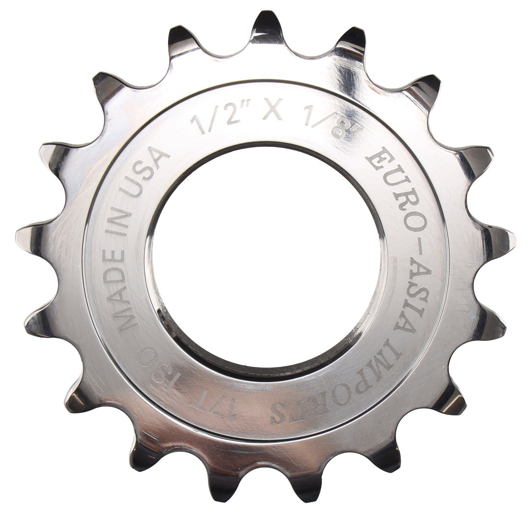 Euro-Asia Imports Track Bike Cogs Fixed Gear 1/2 x 1/8" 13-17T Made in USA Race