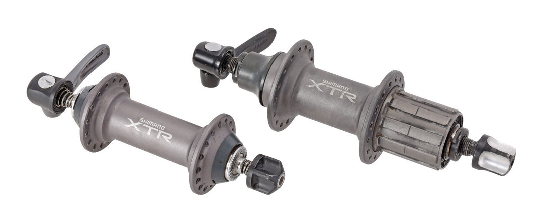 Shimano XTR FH/HB-M950 Hyperglide 9s Mtn Bike Hub SET 100/135mm 32H QR Vintage