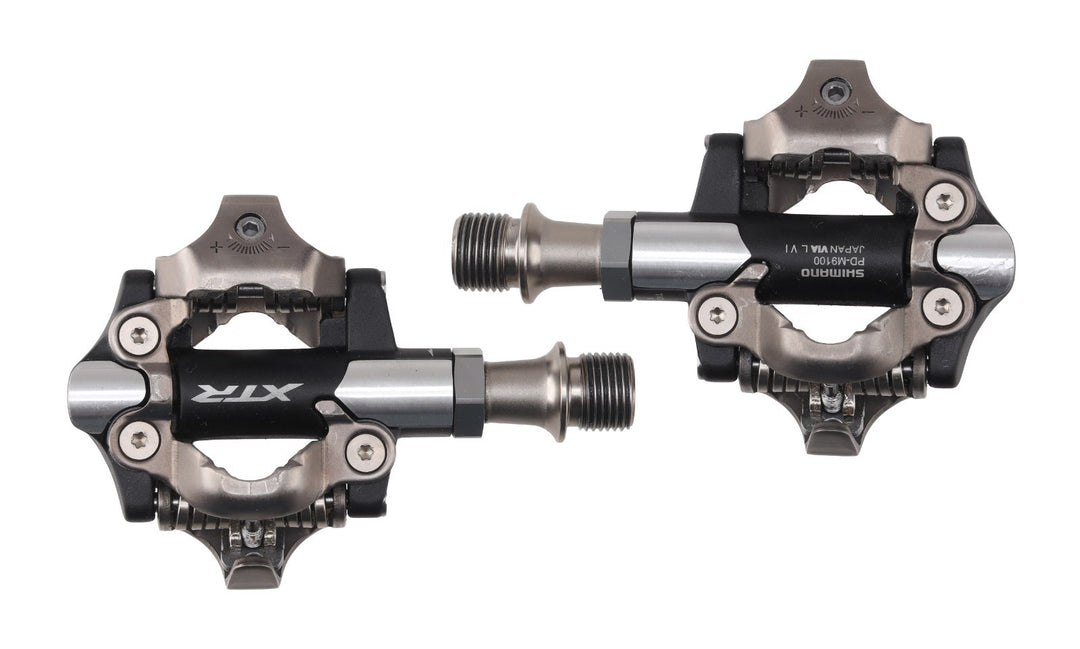 Shimano XTR PD-M9100 SPD Clipless Mountain Bike Pedals w/ Cleats 9/16" Gravel XC