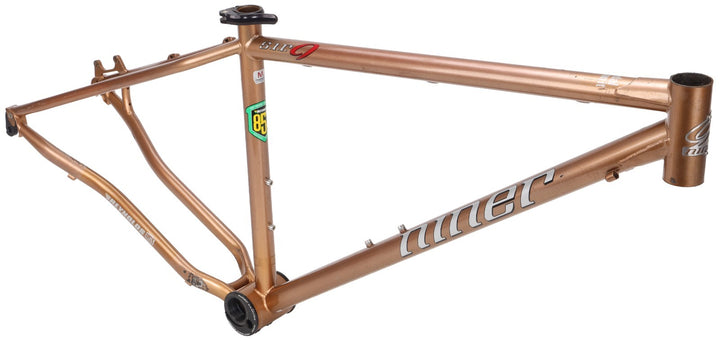 Niner SIR 9 V1 Steel Mtn Bike Frame MED Single Speed 29" Solid Gold Reynolds 853