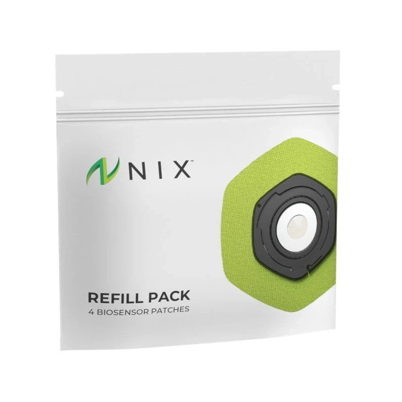 Nix Hydration Biosensor 4 Extra Patches Bluetooth Road Cycling Training Running