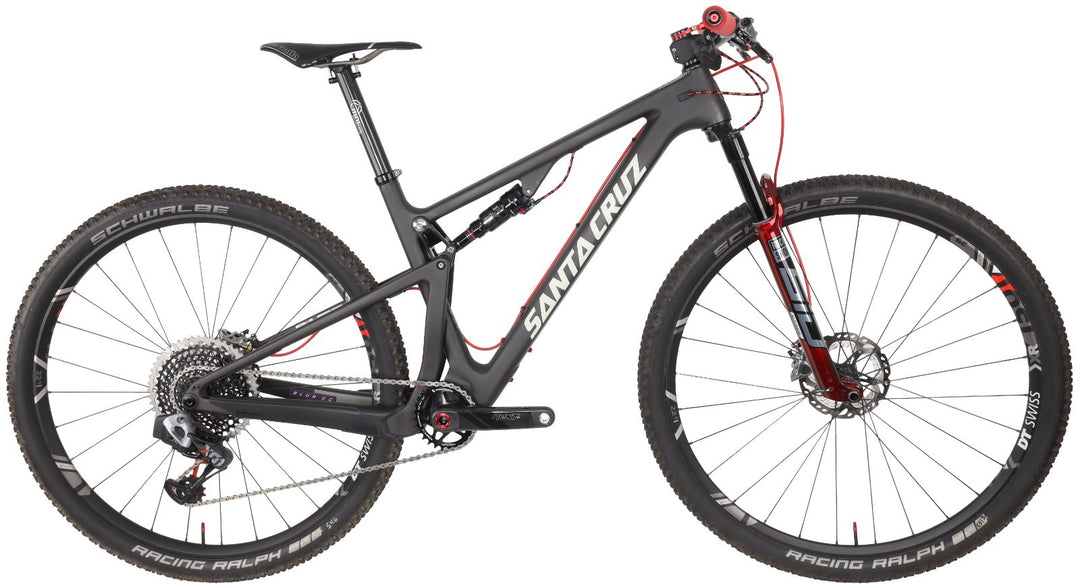 Santa Cruz Blur CC Carbon Mtn Bike 1x 12s MD Matte Black XTR SID SRAM X01 2019
