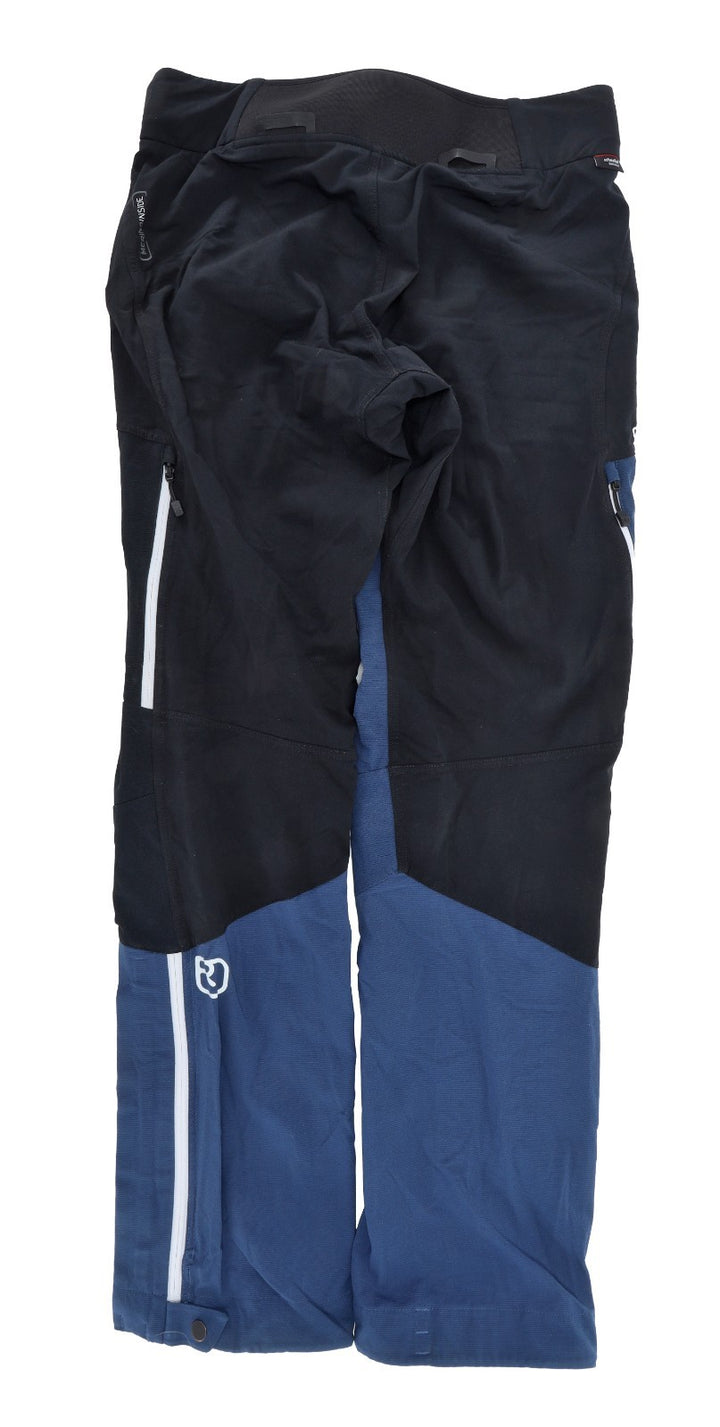Ortovox Pordoi Merino Wool Pants Men MEDIUM Blue Backcountry Skiing Snowboarding