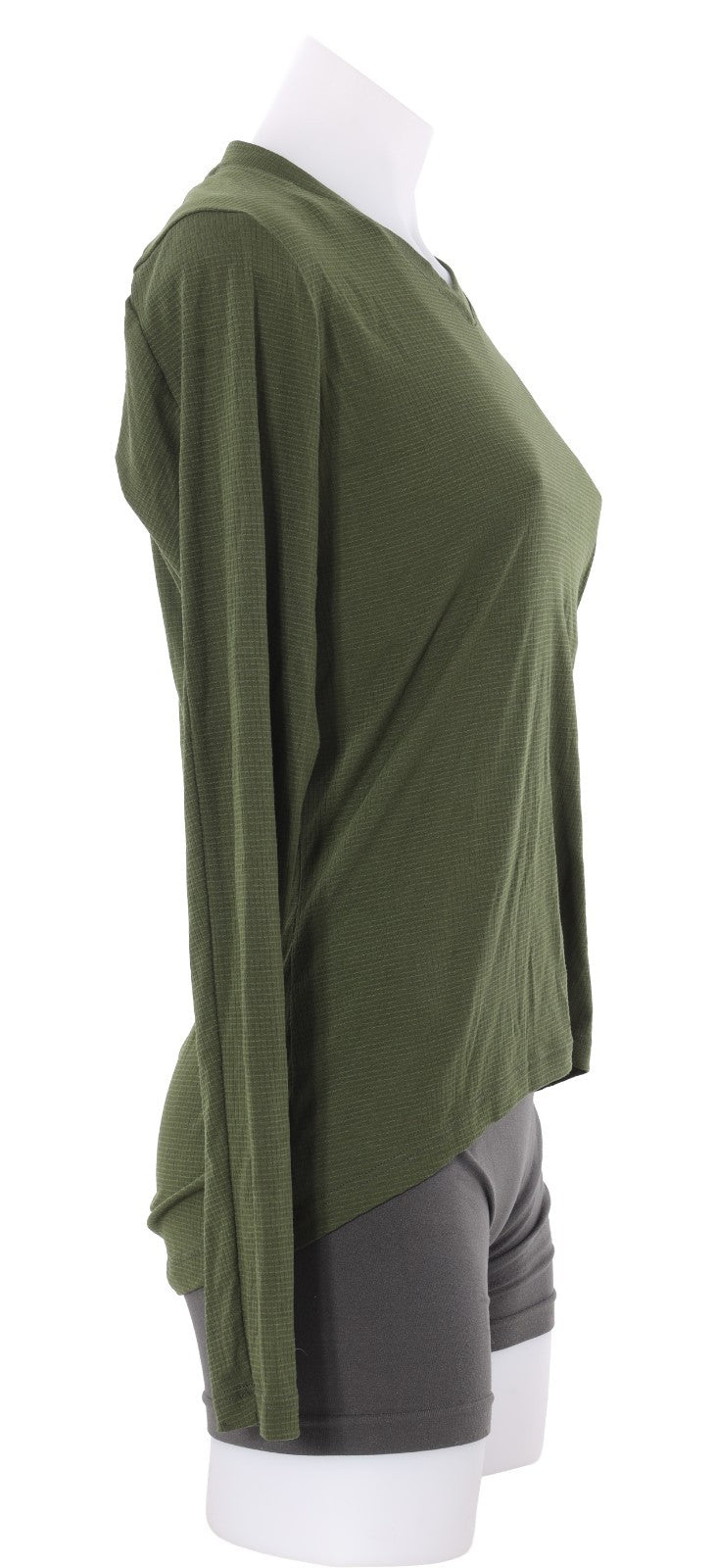 Velocio Delta Long Sleeve Cycling Shirt Women MEDIUM Green Mountain Bike Trail