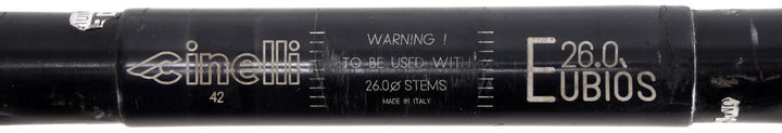 Cinelli Eubios Alloy Road Bike Handlebars 26 x 42cm Black Vintage