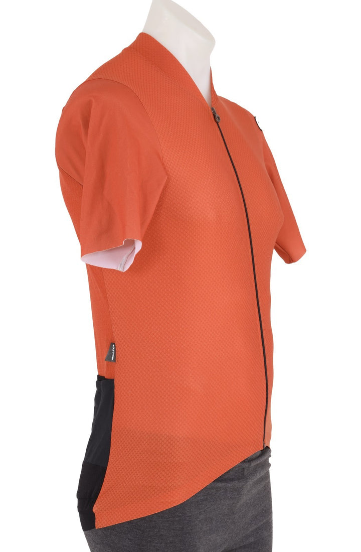 ASSOS Mille GT Short Sleeve Cycling Jersey Men LARGE Orange Road Bike Gravel S11
