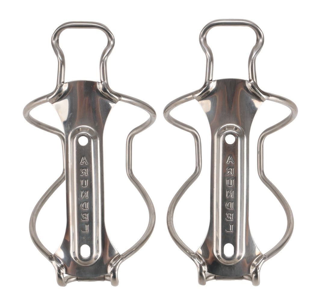 Arundel Stainless Steel Bottle Cage SET Road Bike Mountain MTB Touring Commuter