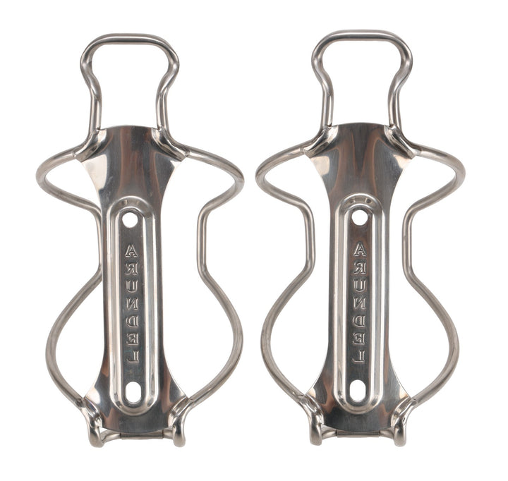 Arundel Stainless Steel Bottle Cage SET Road Bike Mountain MTB Touring Commuter