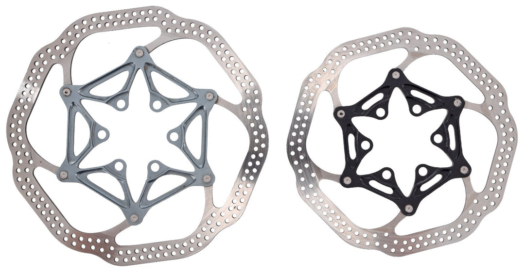 Avid HSX Road Gravel Bike Disc Brake Rotors 160/140mm 1 PAIR 6-Bolt 2 Piece SRAM