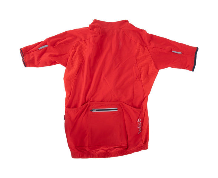 Velocio Classic Short Sleeve Cycling Jersey Men XS RED Road Bike Gravel Race Fit