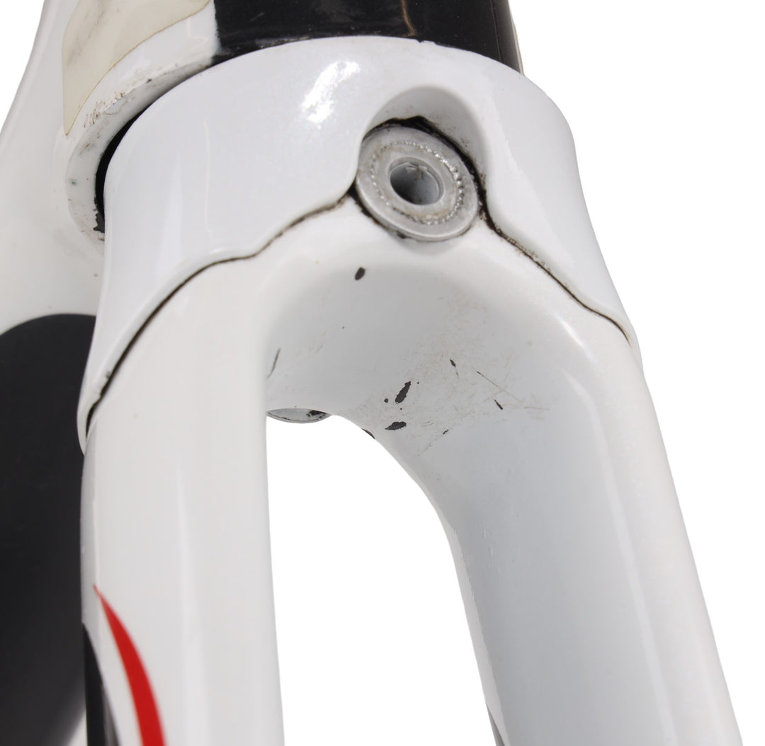 Trek Madone 6.9 OCLV Red Carbon Road Bike Frameset XL 60cm WHITE Rim QR USA 2008