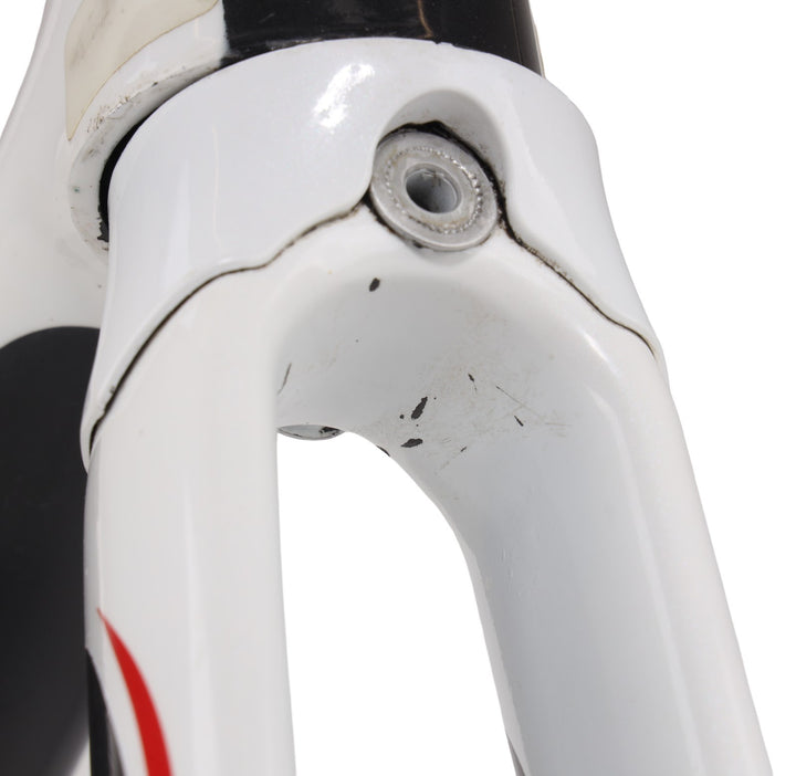 Trek Madone 6.9 OCLV Red Carbon Road Bike Frameset XL 60cm WHITE Rim QR USA 2008