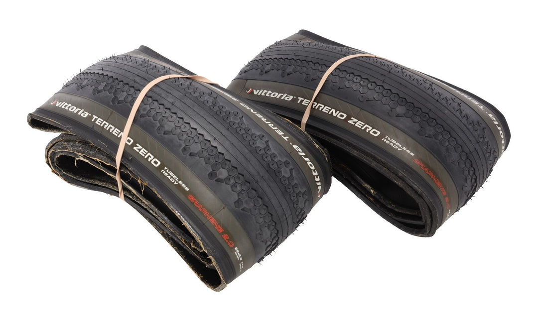 Vittoria Terreno Zero G2.0 Tubeless Gravel Bike Tire 29 x 2.0" PAIR Race BLACK