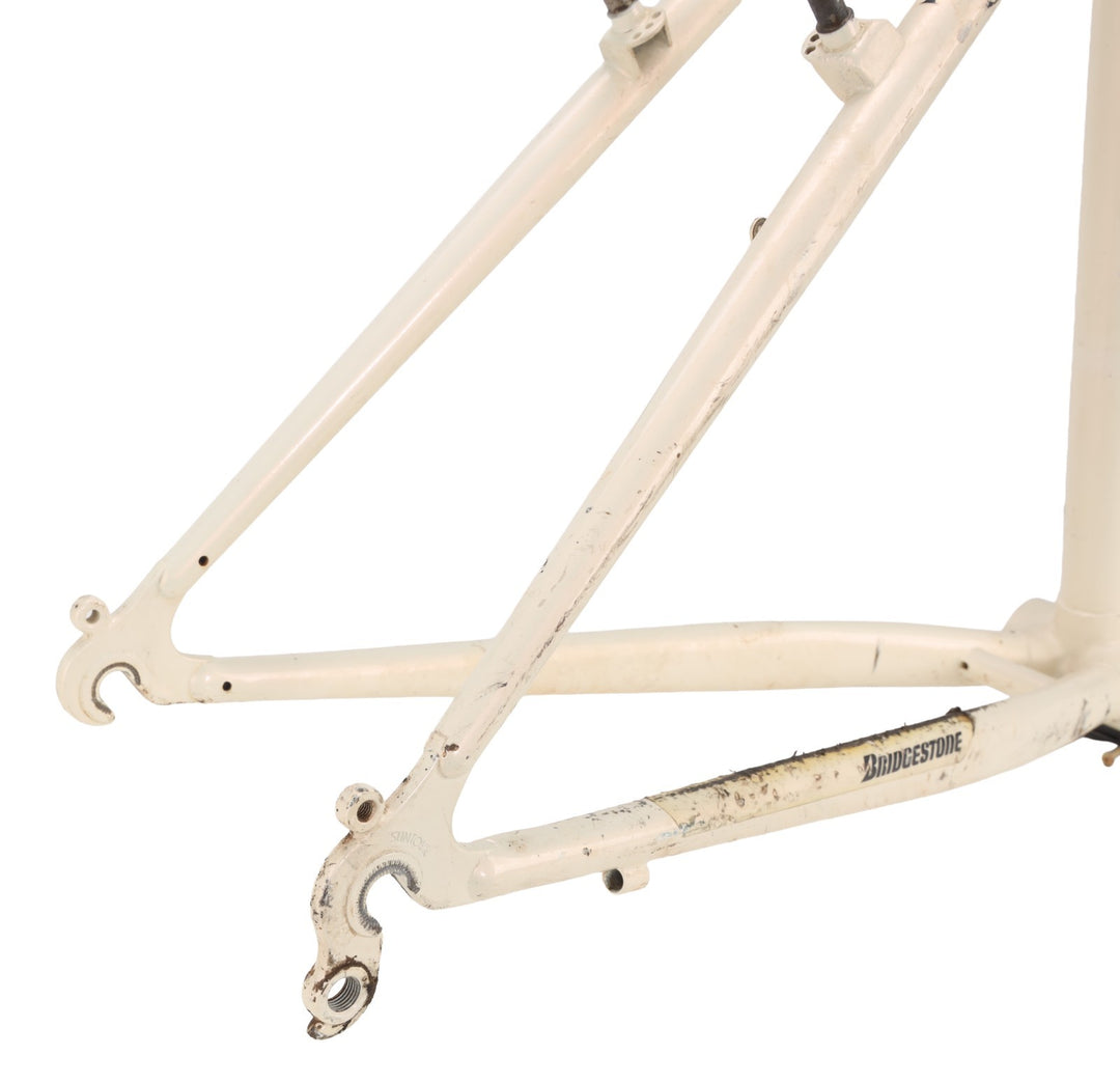 Bridgestone MB-1 Steel Mtn Bike Frameset XS Pearl Tusk Ritchey Logic RARE 1993