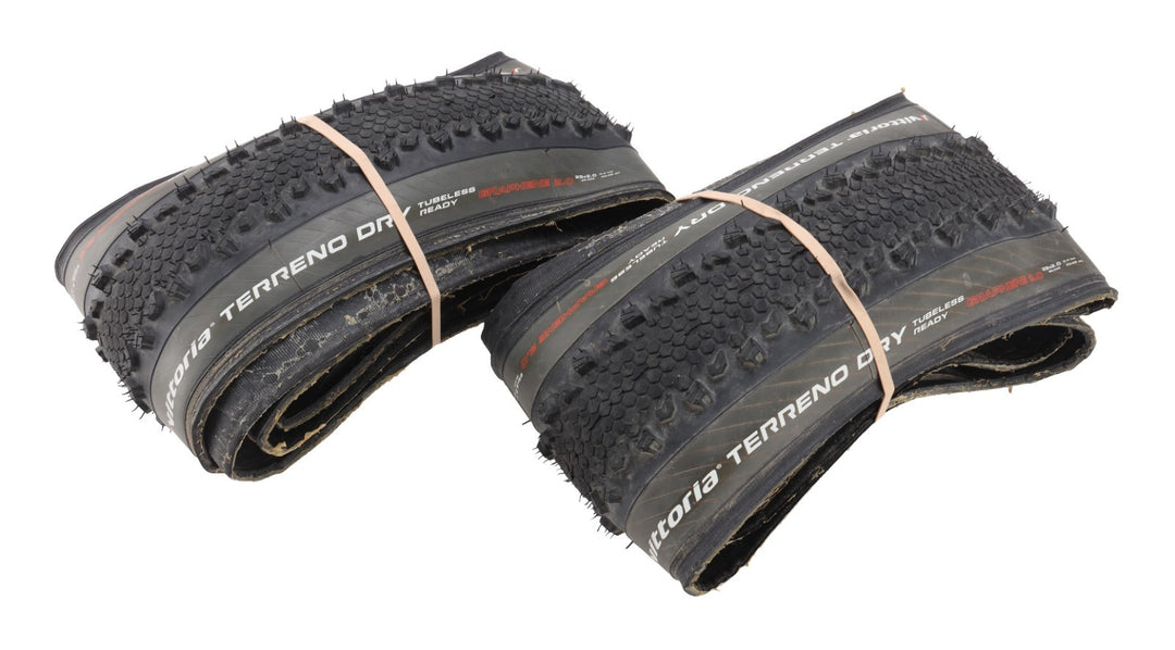 Vittoria Terreno Dry Tubeless Gravel Bike Tires 700 x 2.0" PAIR 50mm Graphene