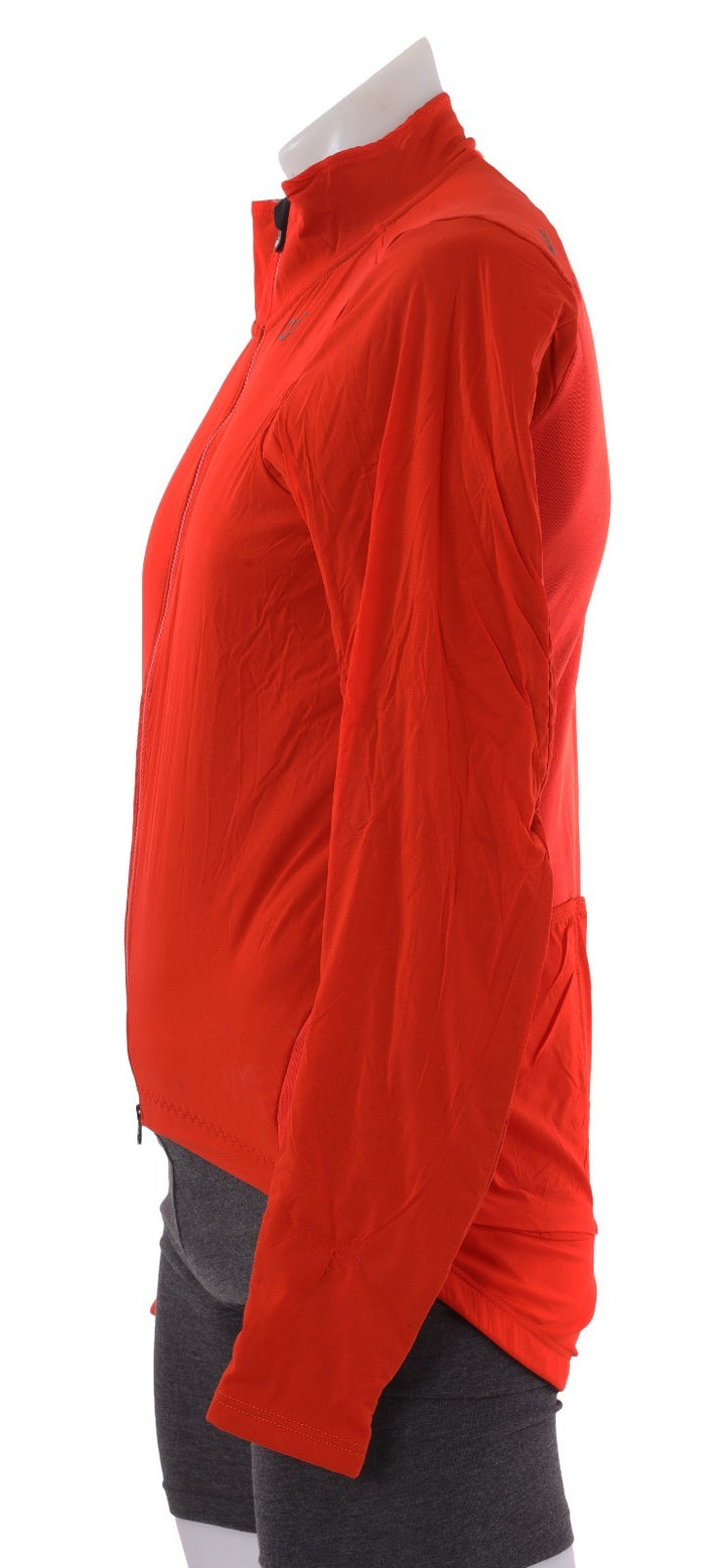 Velocio Alpha Merino Long Sleeve Jacket MEDIUM Orange Winter Cycling