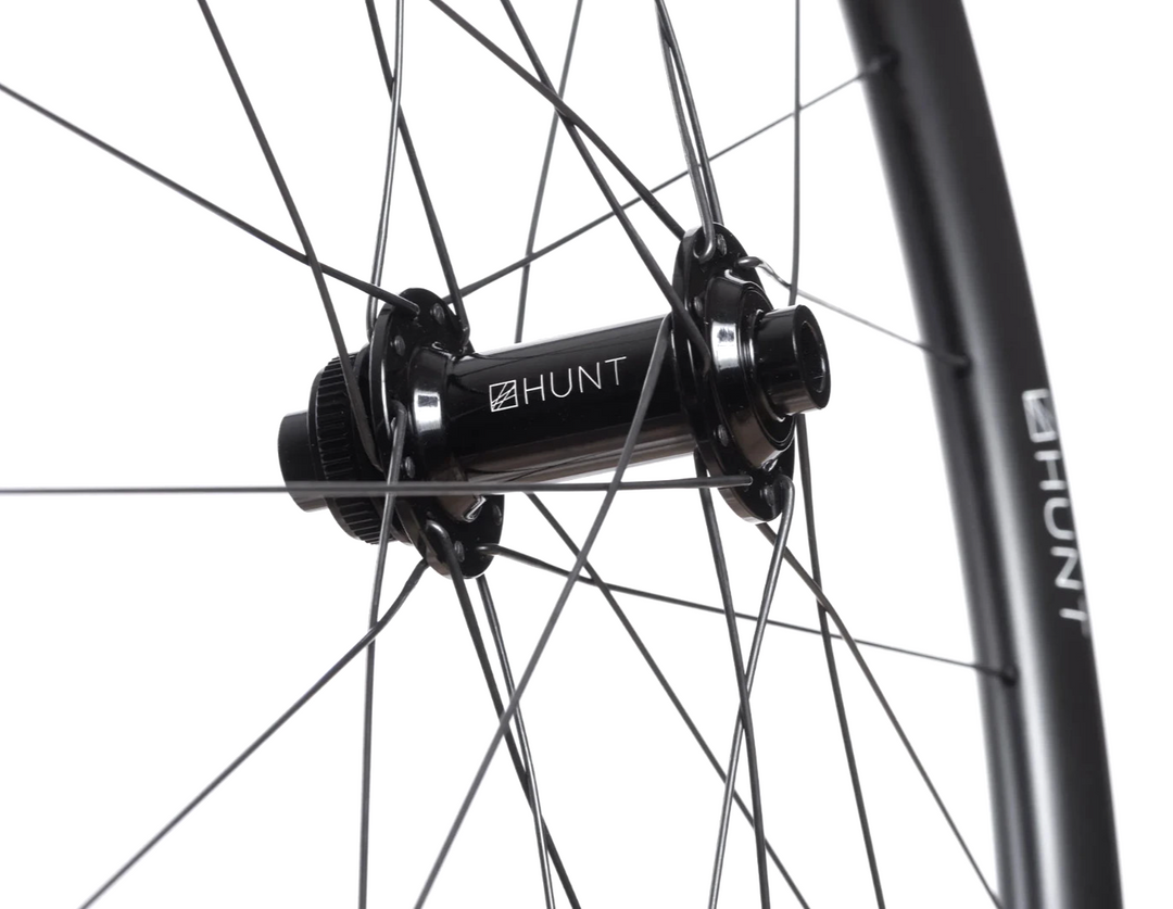 HUNT 30 Carbon Disc Tubeless Road Bike FRONT Wheel 12x 100mm 700c Gravel Cross